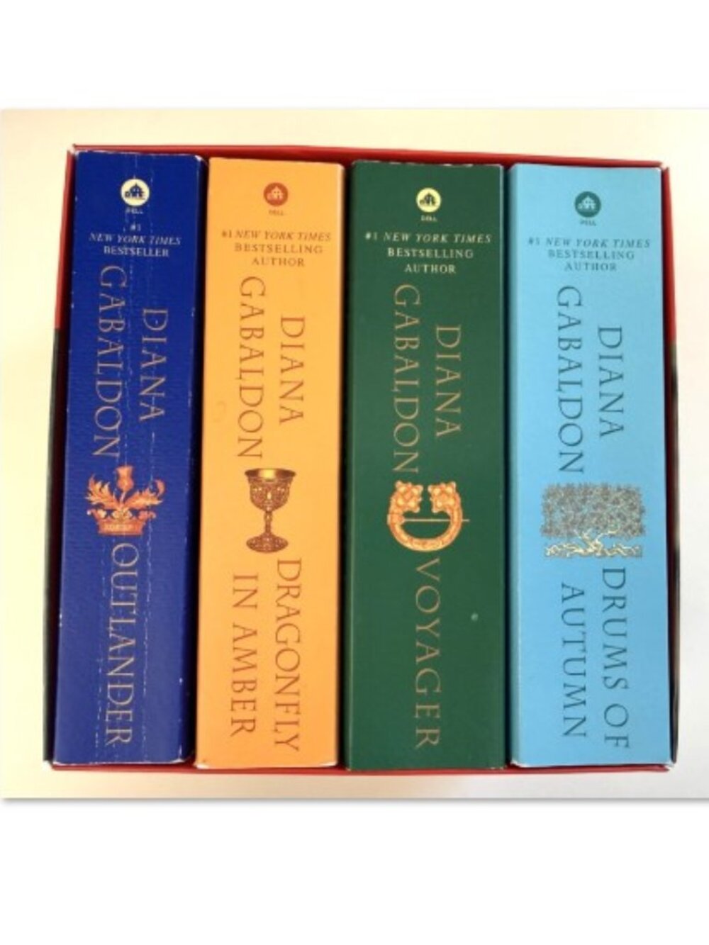 Outlander 4 Book Boxed Set by Diana Gabaldon in Paperback
